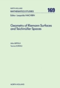 Geometry of Riemann Surfaces and Teichmuller Spaces (e-bok)