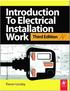 Introduction to Electrical Installation Work, 3rd Edition