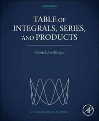 Table of Integrals, Series, and Products (inbunden)