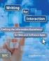 Writing for Interaction: Crafting the Information Experience for Web and Software Apps