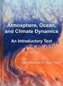 Atmosphere, Ocean and Climate Dynamics
