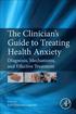 The Clinician's Guide to Treating Health Anxiety