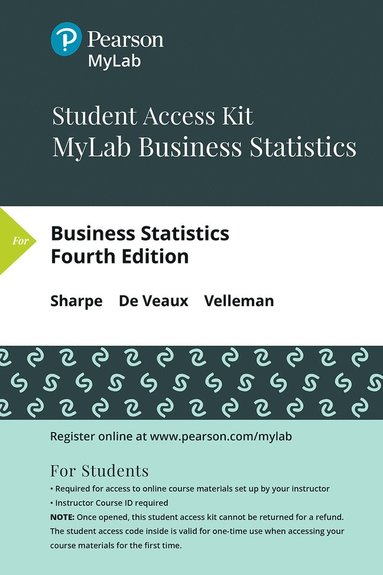 MyLab Statistics with Pearson eText Access Code (24 Months) for Business Statistics (inbunden)