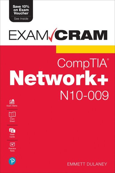CompTIA Network+ N10-009 Exam Cram (inbunden)