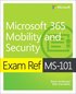 Exam Ref MS-101 Microsoft 365 Mobility and Security