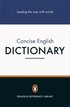 Penguin Concise English Dictionary