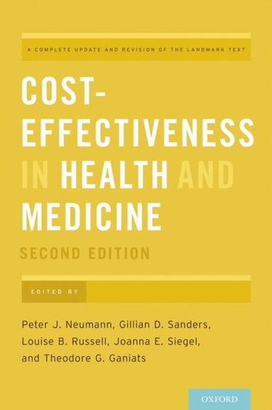 Cost-Effectiveness in Health and Medicine (e-bok)