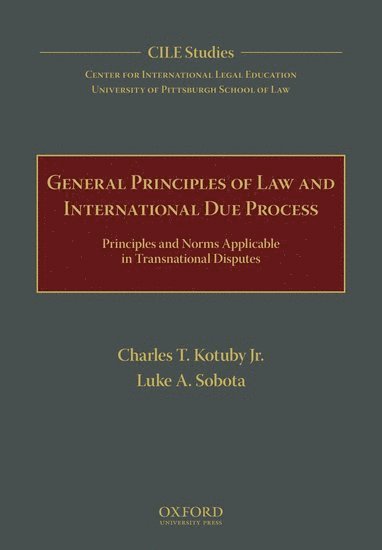 General Principles of Law and International Due Process (häftad)