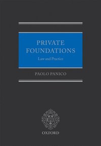 Private Foundations (e-bok)