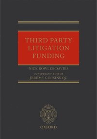 Third Party Litigation Funding (e-bok)