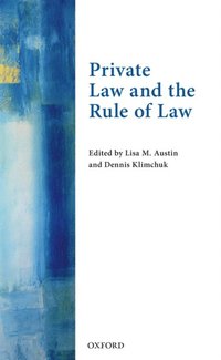 Private Law and the Rule of Law (e-bok)