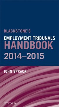 Blackstone's Employment Tribunals Handbook 2014-15 (e-bok)