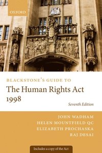 Blackstone's Guide to the Human Rights Act 1998 (e-bok)