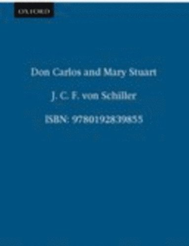 Don Carlos and Mary Stuart (e-bok)