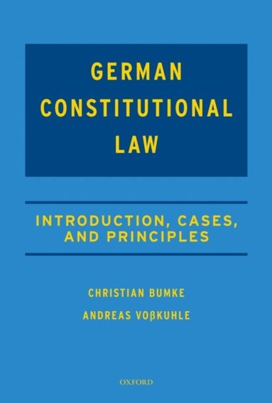 German Constitutional Law (e-bok)