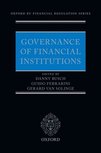 Governance of Financial Institutions (e-bok)