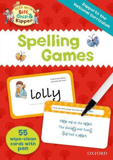 Oxford Reading Tree Read with Biff, Chip and Kipper: Spelling Games Flashcards (inbunden)