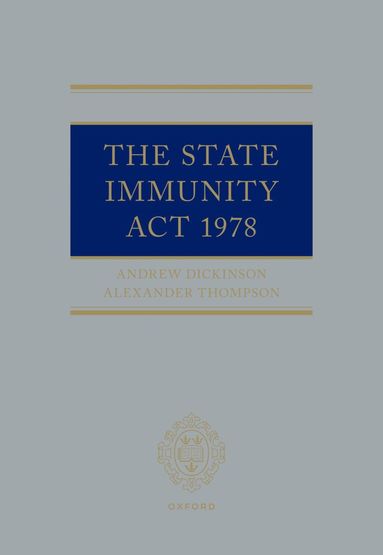 The State Immunity Act 1978 (häftad)