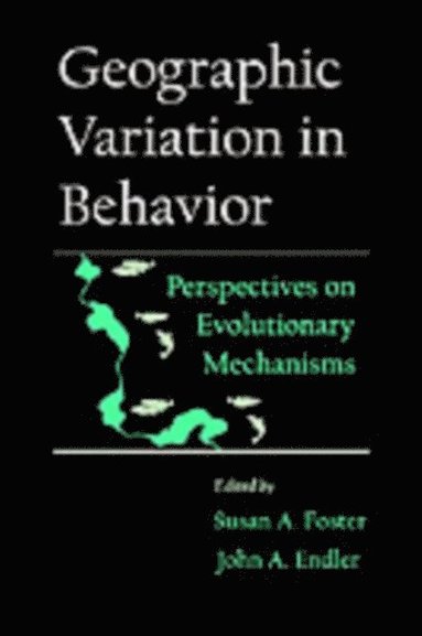 Geographic Variation in Behavior (e-bok)
