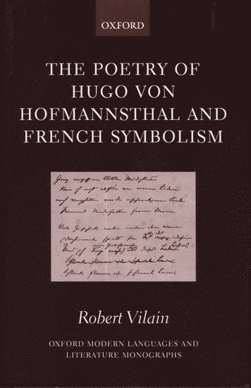 The Poetry of Hugo von Hofmannsthal and French Symbolism (hftad)