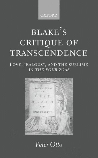 Blake's Critique of Transcendence (inbunden)