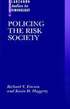 Policing the Risk Society