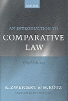 An Introduction to Comparative Law (häftad)