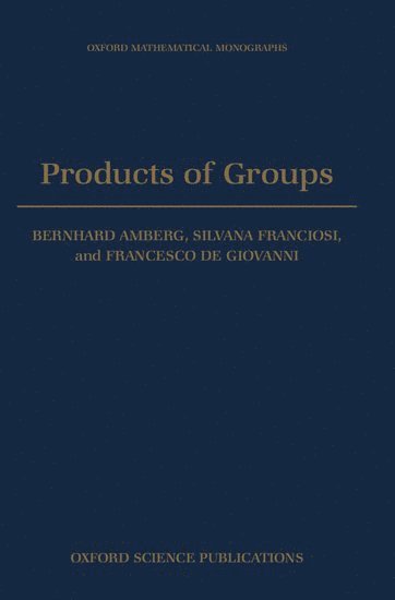 Products of Groups (inbunden)