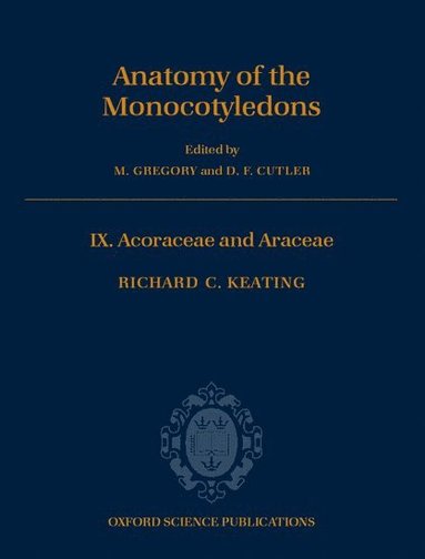 Anatomy of the Monocotyledons (h�ftad)