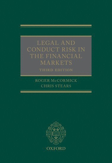 Legal and Conduct Risk in the Financial Markets (inbunden)