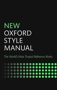 New Oxford Style Manual (inbunden)