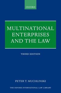 Multinational Enterprises and the Law (inbunden)