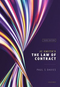 JC Smith's The Law of Contract (häftad)