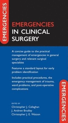 Emergencies in Clinical Surgery (inbunden)