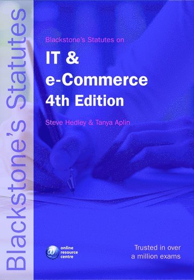 Blackstone's Statutes on IT and e-Commerce (hftad)