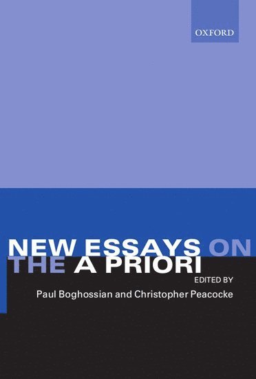 New Essays on the A Priori (h�ftad)