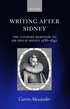 Writing after Sidney