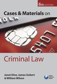 Cases and Materials on Criminal Law (häftad)