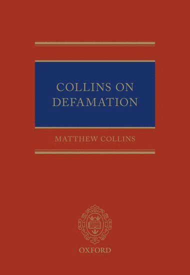 Collins On Defamation (inbunden)