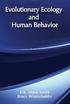 Evolutionary Ecology and Human Behavior