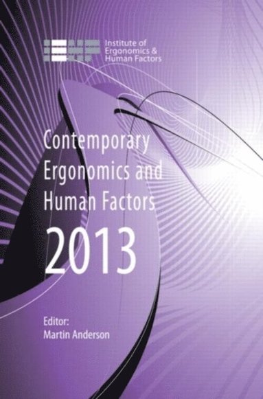 Contemporary Ergonomics and Human Factors 2013 (e-bok)