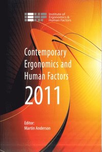 Contemporary Ergonomics and Human Factors 2011 (e-bok)
