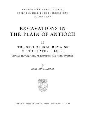 Excavations in the Plain of Antioch. Volume II (inbunden)