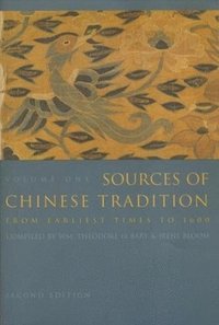 Sources of Chinese Tradition (inbunden)