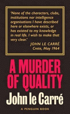 A Murder of Quality : The Smiley Collection (inbunden)