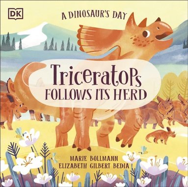 Dinosaur's Day: Triceratops Follows Its Herd (hftad)