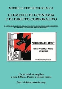 Elementi di Economia e di Diritto Corporativo (häftad)