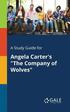 A Study Guide for Angela Carter's &quot;The Company of Wolves&quot;