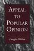 Appeal to Popular Opinion