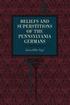 Beliefs and Superstitions of the Pennsylvania Germans